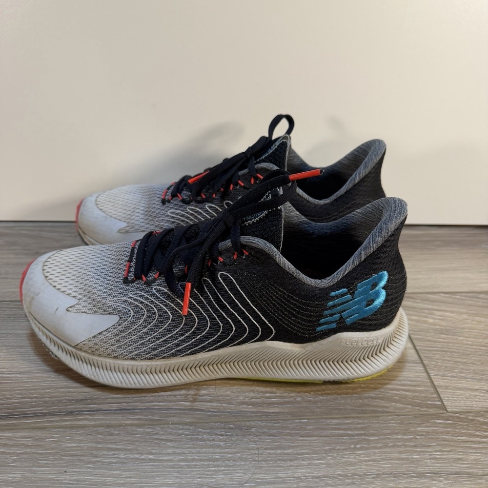 New Balance Mens Fuelcell Propel MFCPRLF1 Black Gray Running Shoes Size 9